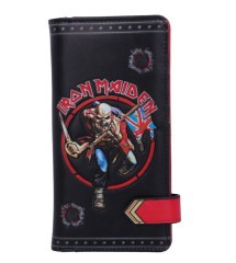 big wallet iron maiden trooper imitation leather hard rock group