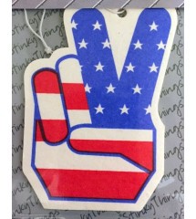 Air freshener hand usa peace auto universal car
