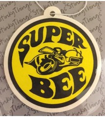 Super Bee Air Freshener Yellow Abaeille Auto Dodge