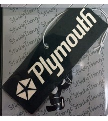 Plymouth Logo Rect Auto Universal Air Air Deodorant