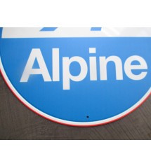 Plaque Logo Alpine Bleu Blanc Rouge - 30cm Plaque Logo Alpine Bleu Blanc Rouge - 30cm