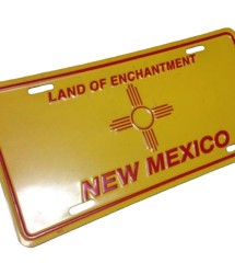 plaque d'immatriculation route 66 new mexico jaune tole usa plaque d'immatriculation route 66 new mexico jaune tole usa