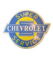 Chevy plate super ear service 72x58cm Tole Pub Garage Metal Chevrolet Pick Up