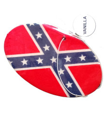 Rebel Oval Auto Universal Dixie Flag Air Freshener