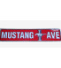 Ford Mustang Street Sign Red Avenue