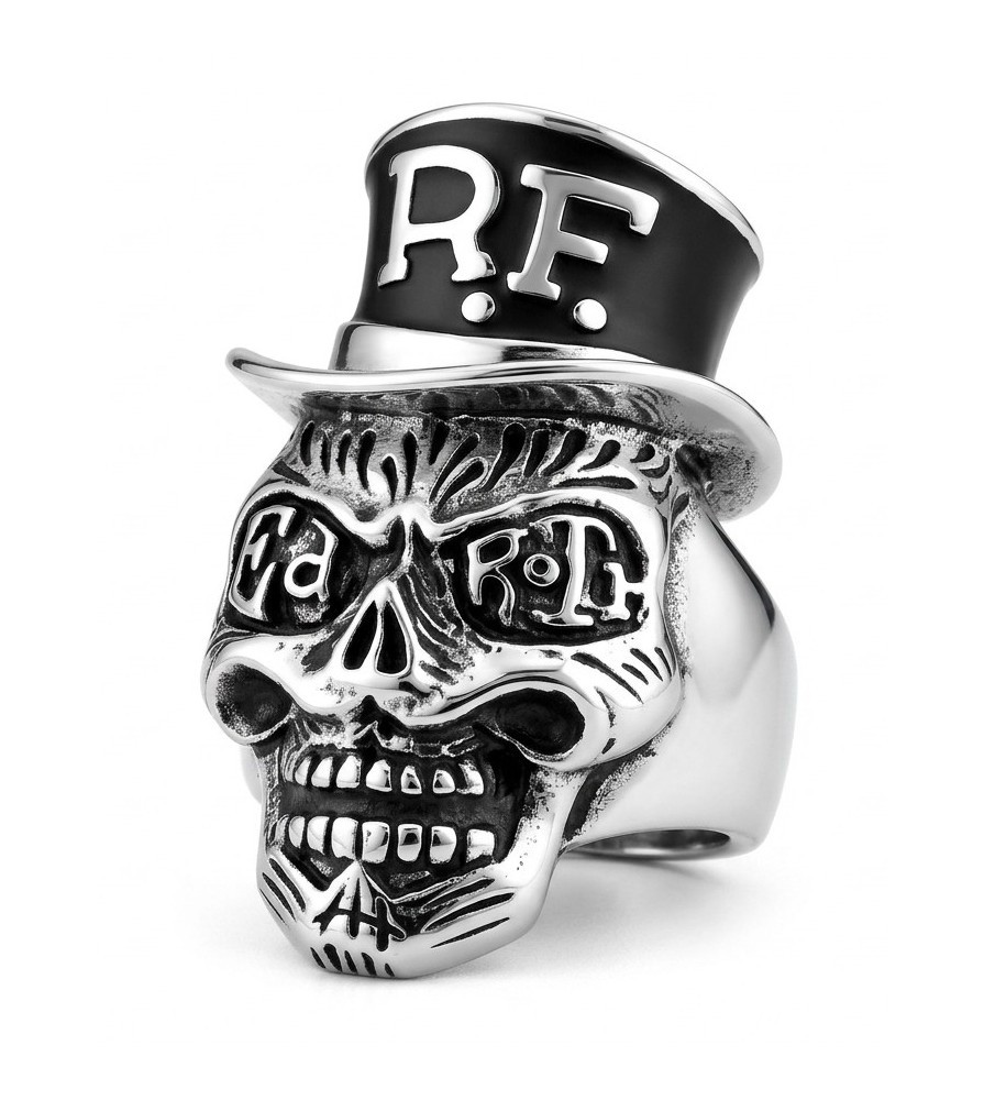 Knight Ed Roth Rat Fink 7.5 US Stainless Steel Men's Ring Kustom Kulture Knight Ed Roth Rat Fink 7.5 US Stainless Steel Men's Ring Kustom Kulture
