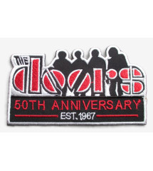 Patch Brodé The Doors - 50th Anniversary 10x5.5cm