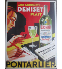 Vintage Metal Sign – Anis Deniset Pontarlier (40x30 cm)