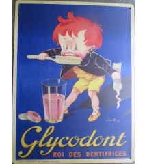 Vintage Metal Sign – Glycodont Toothpaste (40x30 cm)