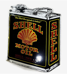 "Shell Motor Oil" Enamel Sign – Vintage Style – 60x40 cm