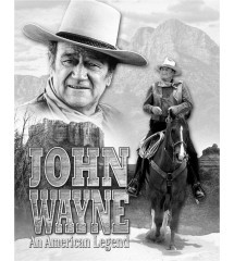 John Wayne Plate on horseback An American Legend Tole poster