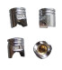 bouchon valve de roue (x4) piston auto moto velo usa chrome