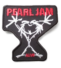 Patch thermocollant Pearl Jam Logo "Stickman Alive" (8,5 x 8 cm)