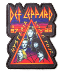 Patch Thermocollant Def Leppard Hysteria World Tour 1987-1988 9,5 x 7,5 cm
