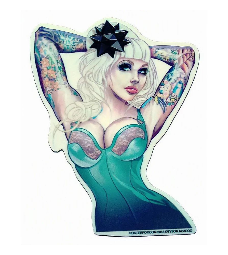 sticker pin up blonde tattoo sabina sexy sticker sticker pin up blonde tattoo sabina sexy sticker
