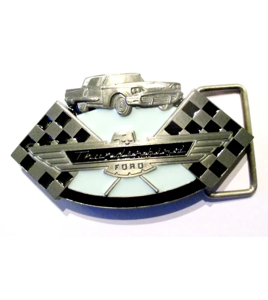 belt buckle ford thunderbird car old official USA man woman mixed belt buckle ford thunderbird car old official USA man woman mixed