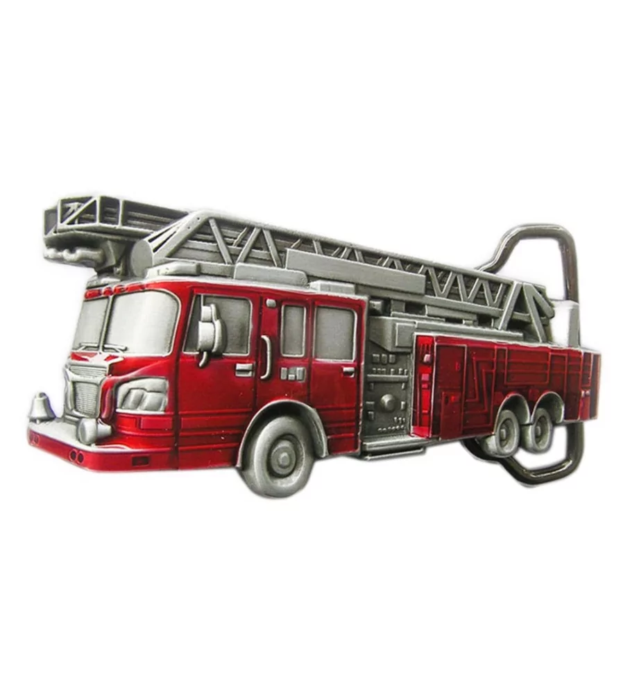 belt buckle firefighter truck red ladder man woman belt buckle firefighter truck red ladder man woman