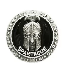 Belt buckle Spartacus Gladiator Black Man Woman
