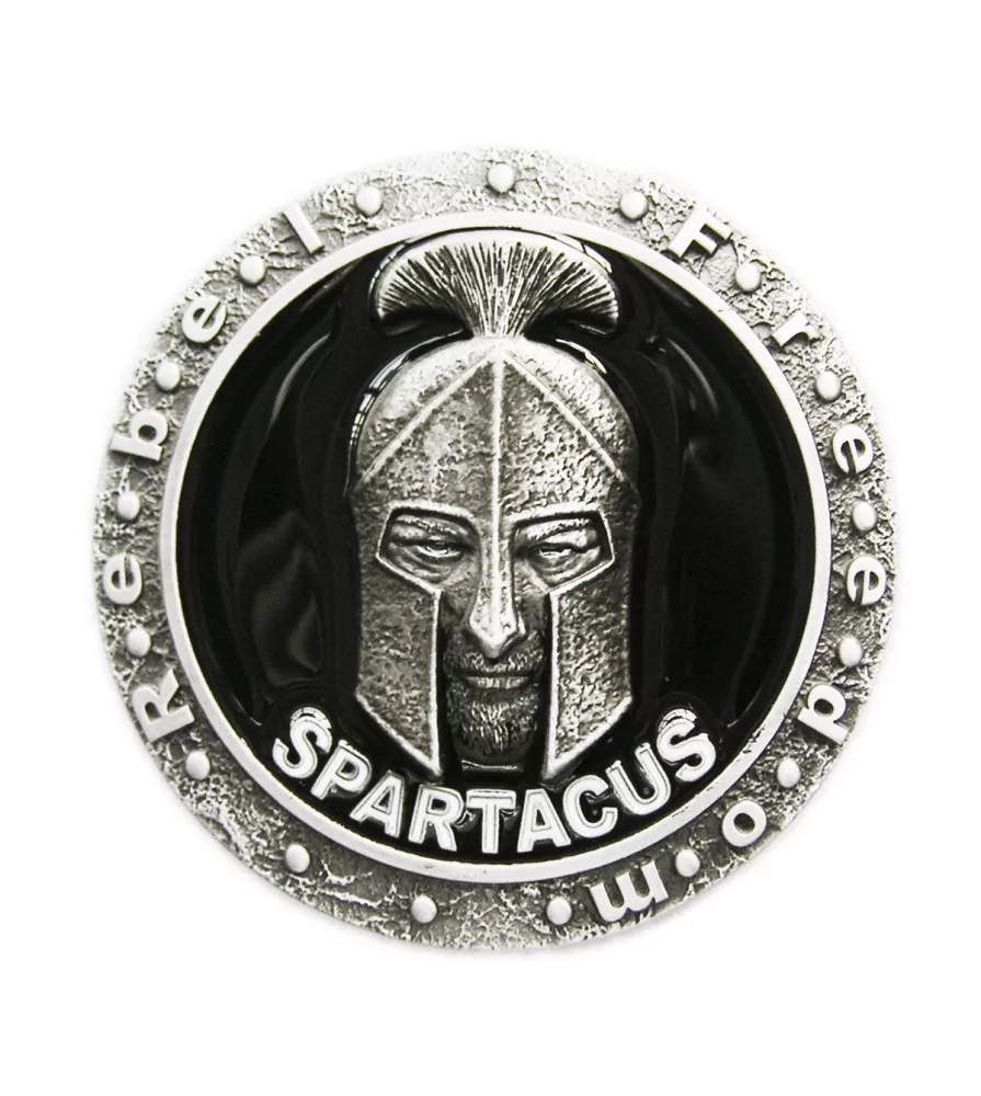 Belt buckle Spartacus Gladiator Black Man Woman