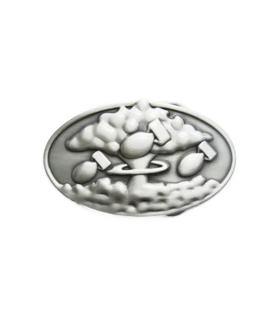 boucle de ceinture bombe Atomique miliaire humour homme