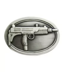 Belt buckle submachine gun fake dummy weapon