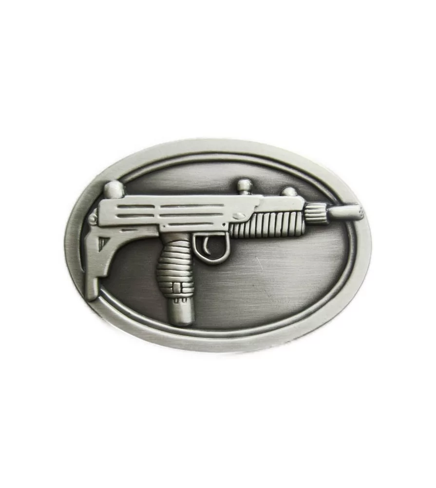 Belt buckle submachine gun fake dummy weapon Belt buckle submachine gun fake dummy weapon
