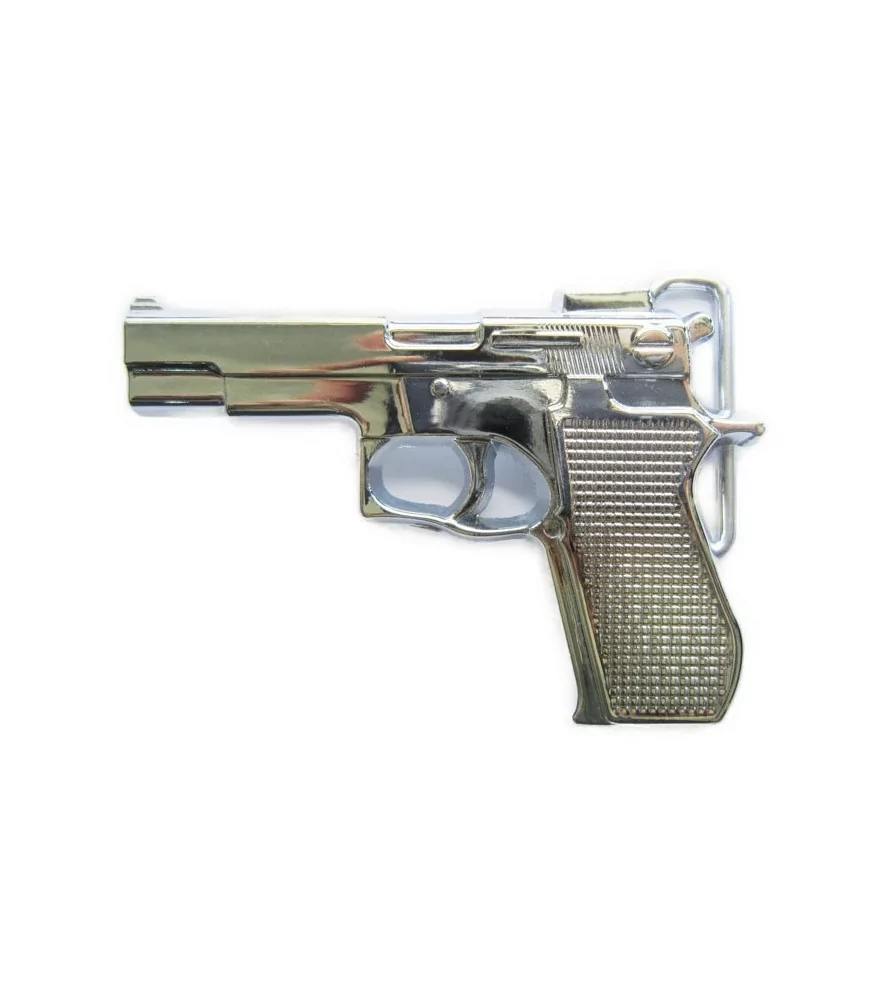 belt buckle pistol chrpmé fauuse weapon punk rock belt buckle pistol chrpmé fauuse weapon punk rock