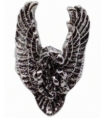 bague aigle 12us inox chevaliere homme biker country