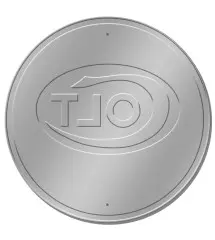 Pistol gun plate brand colt tole round deco usa pub