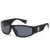 Official Choppers® Biker Sunglasses – Matte Black & Iron Cross Logo
