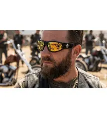Official Choppers® Biker Sunglasses – Matte Black & Iron Cross Logo gold glasses Official Choppers® Biker Sunglasses – Matte Black & Iron Cross Logo gold glasses