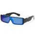 Official LOCS® Lowrider Cultura Sunglasses – Glossy Black & Blue Mirror Lenses