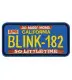Patch Thermocollant BLINK-182 California License Plate – 10 x 5 cm