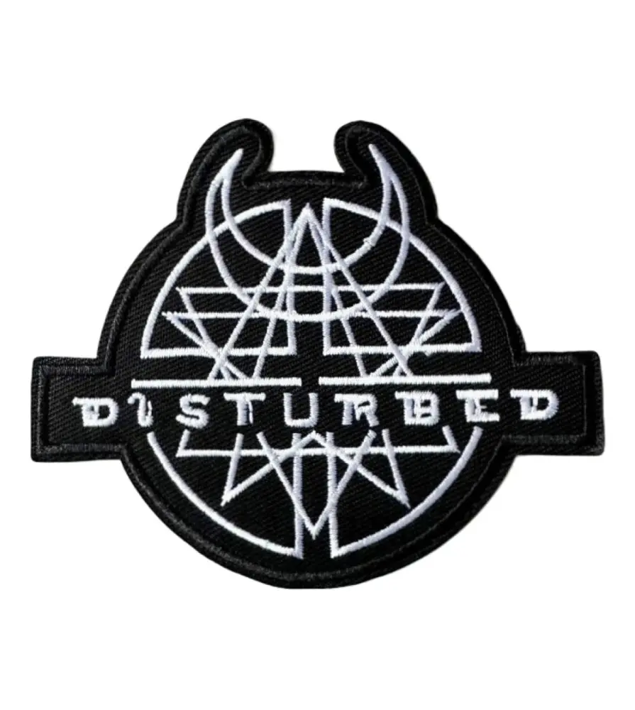 DISTURBED Iron-On & Sew-On Patch – 10 x 8.5 cm DISTURBED Iron-On & Sew-On Patch – 10 x 8.5 cm
