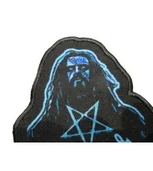 Patch / Écusson Rob Zombie Pentagramme Bleuté 10.5x8.5cm