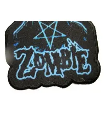 Patch / Écusson Rob Zombie Pentagramme Bleuté 10.5x8.5cm