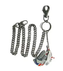 chaine de portefeuille american pride aigle biker rock roll
