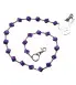 chaine de portefeuille dé violet rock roll biker rockabilly
