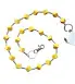 chaine de portefeuille dé jaune biker rock roll rockabilly