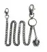 chaine de portefeuille crane poker rock roll biker rockab