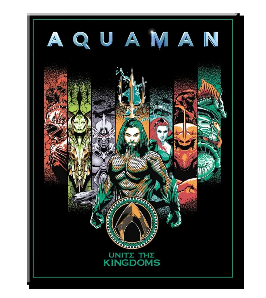 plaque aquaman noire unite the kingdoms 41x32cm tole super heros plaque aquaman noire unite the kingdoms 41x32cm tole super heros