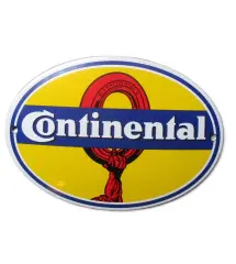 Mini Enamelled Plate Continental Oval Tires 14x10cm Motor Oil Deco Garage Email
