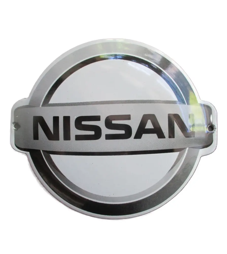 Mini Enamel Plate Nissan Logo 14x12cm Round Email Tole 12cm Deco Metal Garage Mini Enamel Plate Nissan Logo 14x12cm Round Email Tole 12cm Deco Metal Garage