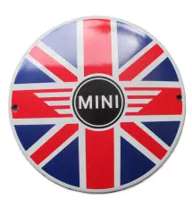 plaque décorative emaillée mini drapeau anglais tole ronde 12cm deco métal garage usa plaque décorative emaillée mini drapeau anglais tole ronde 12cm deco métal garage usa