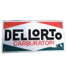 Mini Enamelled Carburetor Plate Dolorto 20cm Deco Loft Bar