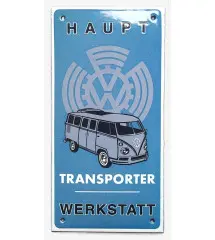 Mini enamelled plate VW Haupt Transporter Volkswagen Combi