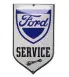 plaque décorative emaillée ford service bombée tole email garage C8