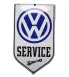 mini enamelled plate VW service coat of arms volkswagen 15x9 cm