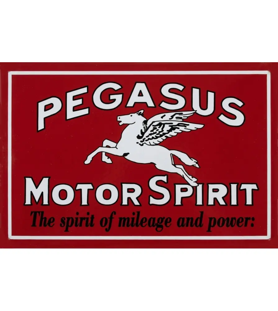 plate pegasus motor spirit red 30x20cm deco tole garage style old poster plate pegasus motor spirit red 30x20cm deco tole garage style old poster