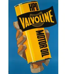 Valvoline Motor Oil Vintage Metal Sign - Retro Garage Decor - 8x12 Inches
